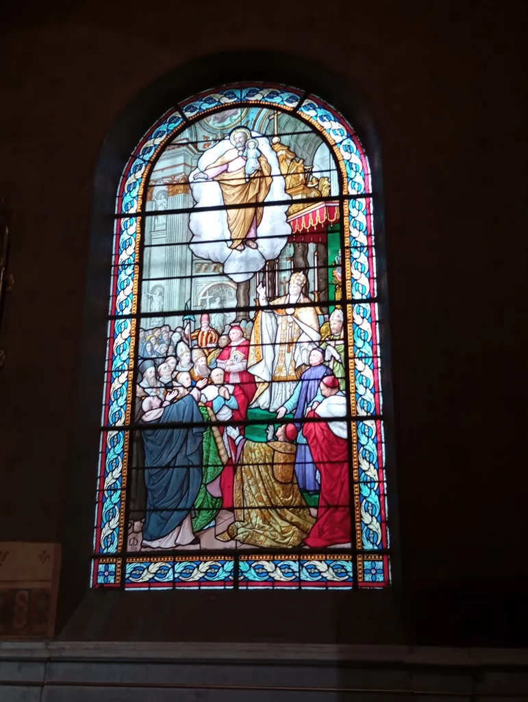 Vitrail Baie N dans l'Église Notre-Dame à Saint-Étienne