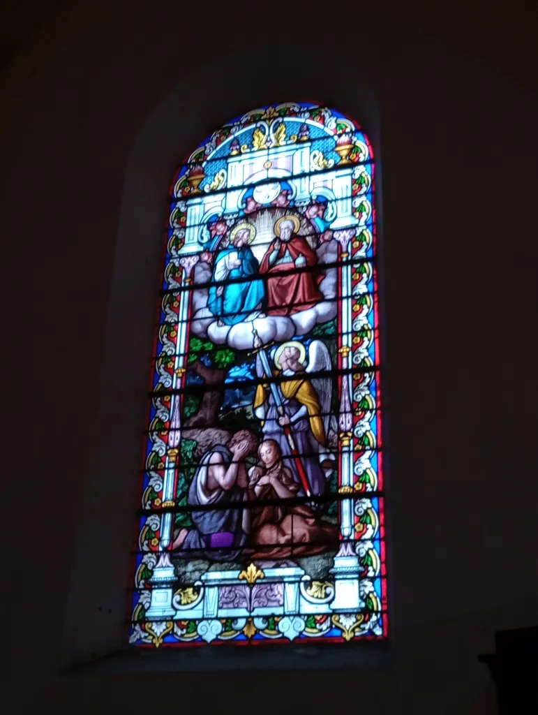 Vitrail Baie P dans l'Église Notre-Dame à Saint-Étienne