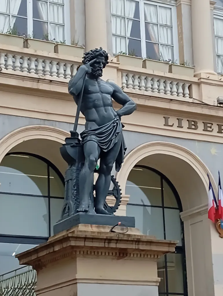 Statue La Métallurgie à Saint-Étienne